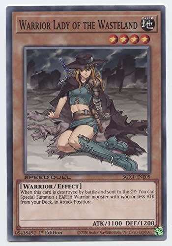 Warrior Lady of The Wasteland - SGX1-ENE05 - Común - 1ª edición