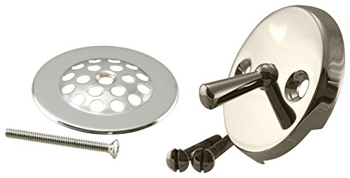 Westbrass D3241K-05 22-1/2 Inch Brass Bath Waste & Overflow Assembly With Trip Lever And Beehive Strainer Grid Drain thumb #2