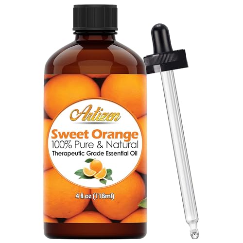 Artizen 4oz Oils - Sweet Orange Essential Oil - 4 Fluid Ounces
