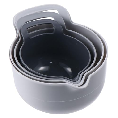 hobbyme Mixing Bowls - 4 Piece Nesting Plastic Mixing Bowl