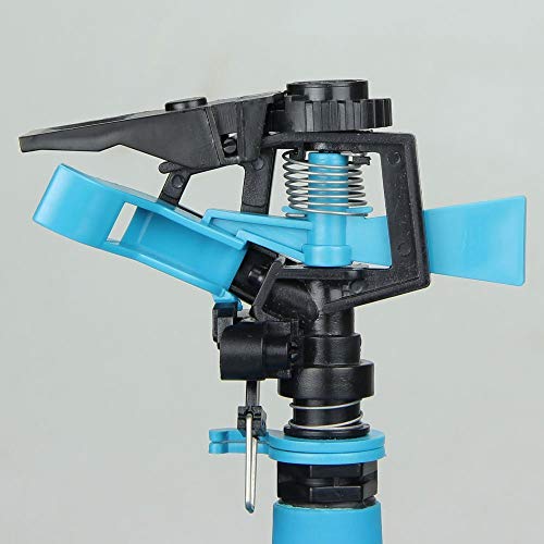 Eoocvt Lawn Sprinkler, Mobile Automatic 360 Degree Rotary Spray Head Garden Sprinklers Irrigation Watering For Garden Greenhouse (Single Nozzle) #TOP3