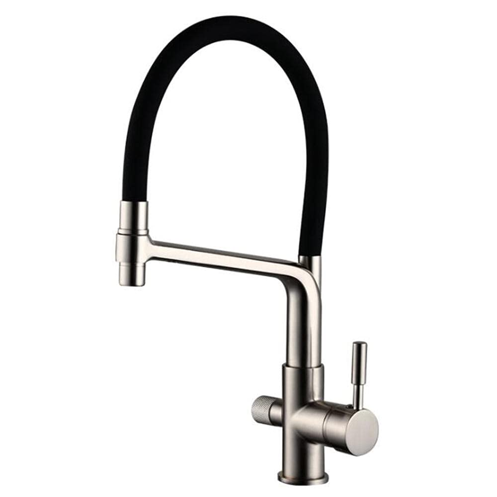 Mitigeur cuisine 3 voies eau pure et domestique pour un espace culinaire moderne et sain