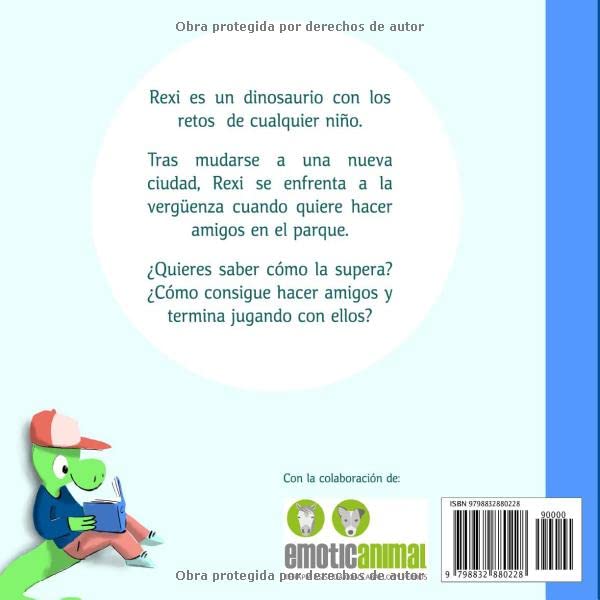 Miniatura 2 de Rexi aprende a hacer amigos Un cuento de dinosaurios, que trata sobre cómo hacer amigos y la amistad en general.