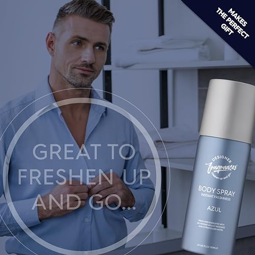 Designer Fragrances 4 Pack Silver Dew Men's Body Spray Deodorant Cans - For Instant Freshness on The Go - Long Lasting Smell - Great Male Gift Sets - 150ml - Image 5