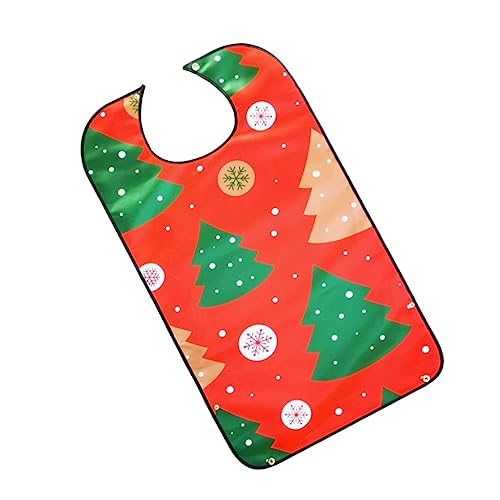 Babero de Papá Noel para adultos ideal como regalo divertido con árbol navideño