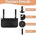 Wheelchair Side Bag, Wheelchairs Storage Bag Wheelchair Pouch Wheelchairs Armrest Bags with Cup Holder Elderly Walking Aid Suspension Bags Wheel Chair Accessories for Walkers Rollators (Black)