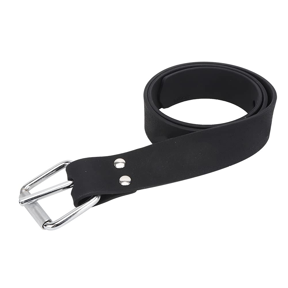 Ceinture de Poids de plongée, Boucle en Acier Inoxydable 304 en Silicone, Ceinture de plongée sous-Marine, Ceinture de Poids légère pour plongée en apnée avec Boucle en
