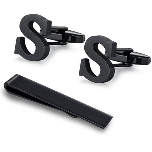 Set de Mancuernillas Inicial Letra C para Hombre miniatura 1