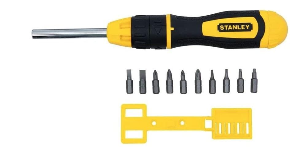 0-68-010 Multibit Ratchet Screwdriver + 10 Bits
