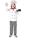 DEGUISE TOI Déguisement Chef Cuisinier garçon - Blanc - M 7-9 Ans (120-130 cm)