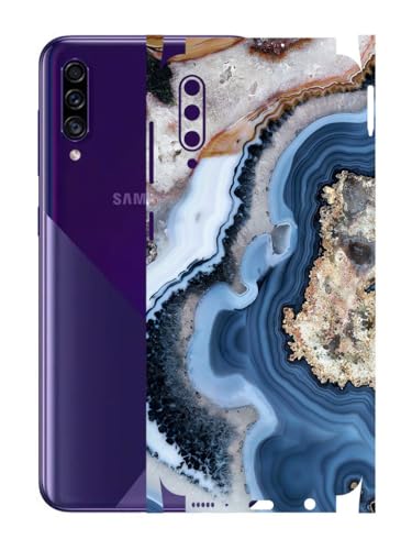 Image of AtOdds - Samsung Galaxy A30s Mobile Back Skin Sticker - Lamination - Rear Screen Guard Protector Film Wrap (Coverage - Back+Camera+Sides) (Design - Floor Marble)