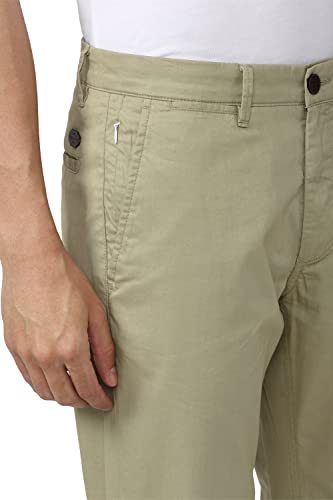 Image of Van Heusen Men's Mid Rise Regular Fit Ankle-Length Twill Chinos