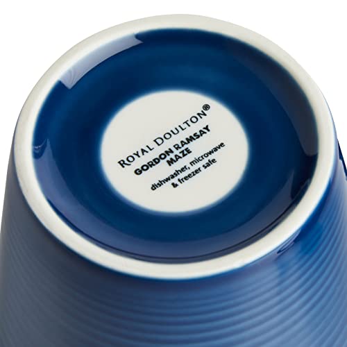 Royal Doulton Exclusively For Gordon Ramsay Maze Denim Mugs Set Of 4 #TOP6