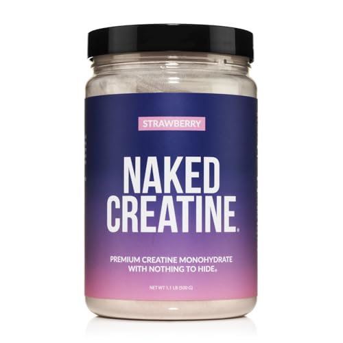 NAKED Creatine Monohydrate — Strawberry, 45 Servings