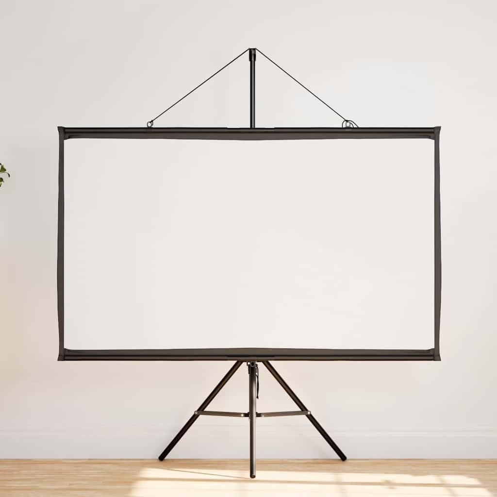 Schermo di proiezione da 60 pollici con treppiede, 16:9, portatile, per home theater, presentazioni in ufficio e lezioni