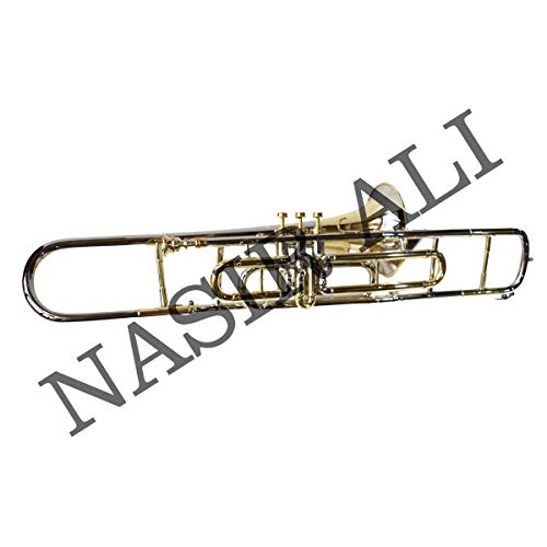 Nasir Ali, Valve Trombone Nickel Brass Plated Bb #TOP1