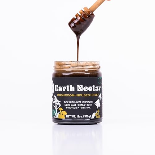 Miel silvestre infusionada con hongos Earth Nectar miniatura 5