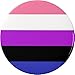 Genderfluid Flag Symbol 2.25