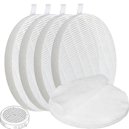 Kit de filtros para colector de polvo de uñas 4 HEPA + 40 pre-filtros miniatura 1