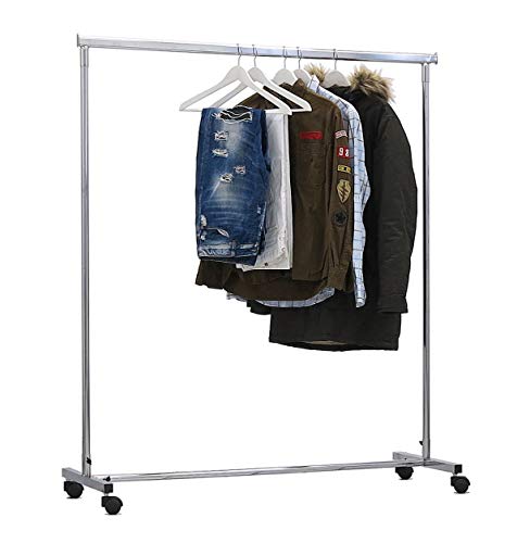 MADE IN ITALY BE.MAR stand appendiabiti ALTA QUALITà con barra appenderia di cm 130 estendibile fino a 200 ad altezza fissa di cm 156