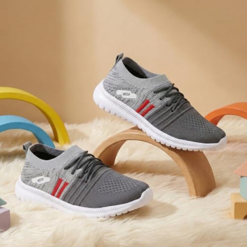 Image of TRASE Kids Sports Shoes for Boys | Lightweight Comfortable Running & Walking Shoes with Anti-Skid Sole