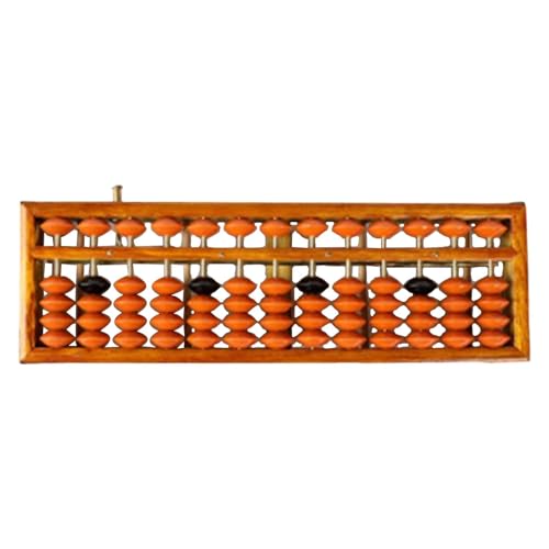 MotiveTech Calculatrice de Comptage Abacus en Bois à 13 Colonnes Abacus Soroban – Vignette