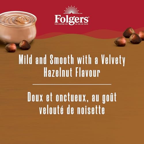 Image of Folgers Hazelnut Cream K-Cup Coffee Pods 12 Count