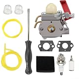 Kit de carburateur compatible avec les tondeuses Homelite UT, modèle C1U H47, pièce de rechange pour UT 20760, composant de système haute performance pour outils de jardin