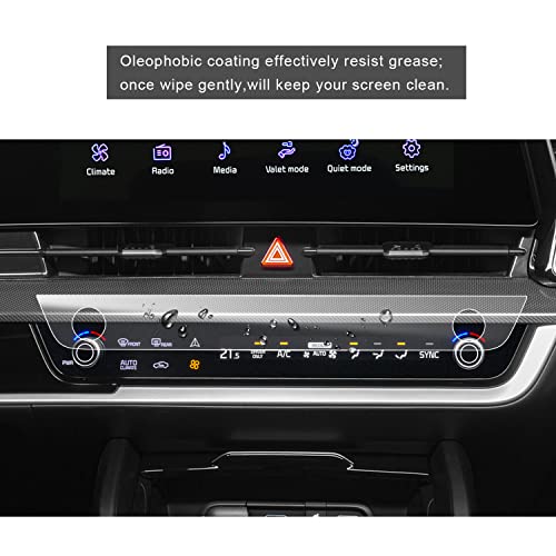 LFOTPP Sportage 2022 Air Conditioning TPU Plastic Screen Protector for Kia EV6 2022 (Transparent) (Pack of 2) - Image 4