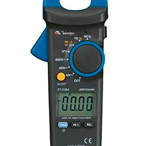 Alicate Amperímetro Digital Azul E Preto Et-3166A Minipa