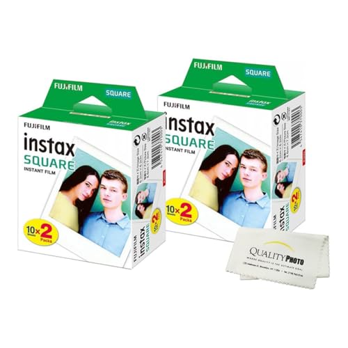 Pack de valor de película instantánea Fujifilm Instax SQUARE, 40 exposiciones miniatura 1