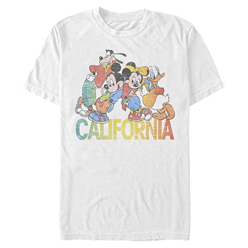 T-shirt Disney homme blanc et ses personnages de votre enfance