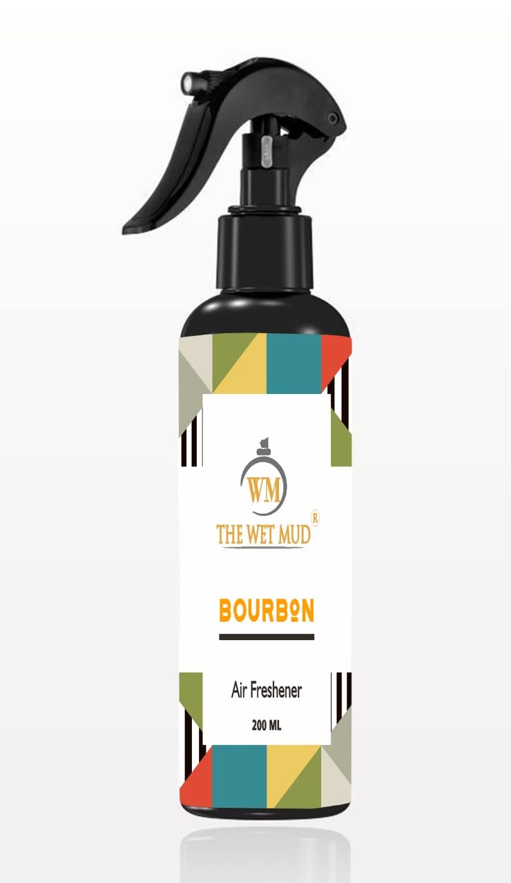 WM-The Wet Mud Bourbon Home Air Freshener Spray (200 ml) - Best Refreshing Spray for Home & Office – Soothing Fragrance (B09WDTP28F) Amazon Price History, Amazon Price Tracker
