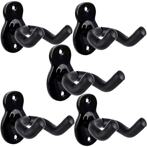 Sound harbor Guitar Wall Mount 5 Pack Wall Hangers for