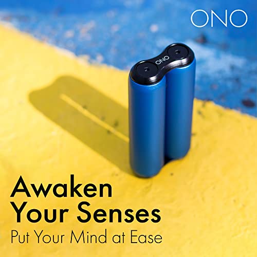 Image of ONO Roller - Handheld Fidget Toy for Adults | Help Relieve Stress, Anxiety, Tension | Promotes Focus, Clarity | Compact, Portable Design (Sapphire, Full Size - Aluminum)