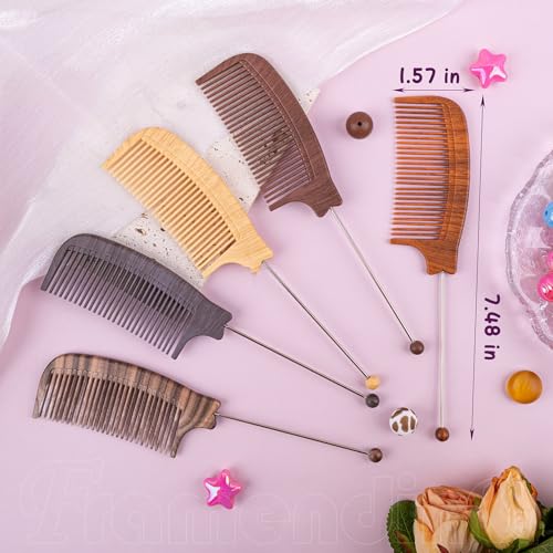 Pack de 10 Peines de Plástico para Estilistas miniatura 2