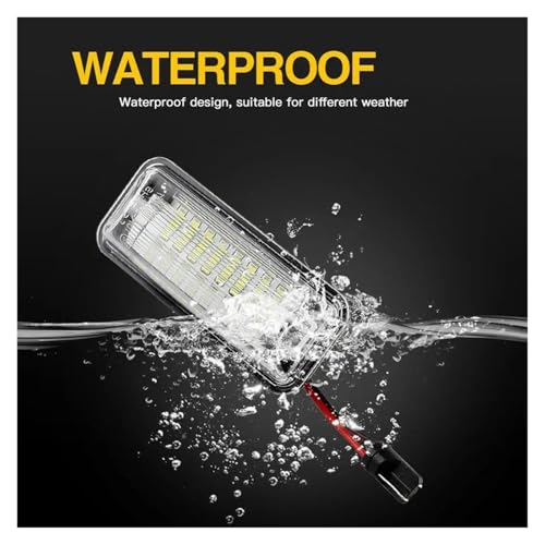 Luz de matrícula auto lámpara LED trasera para Subaru Forester 2013-2025 4
