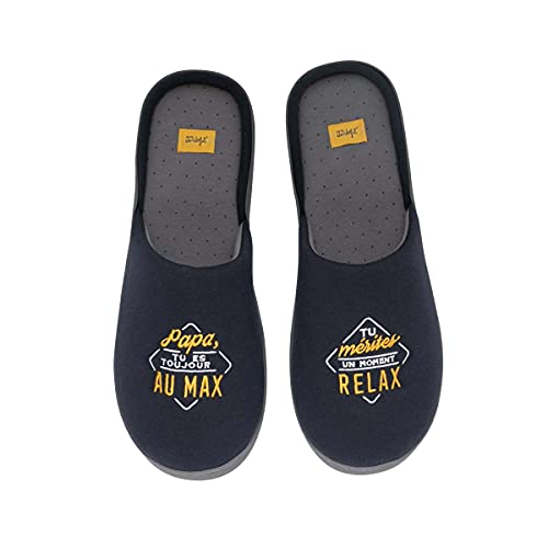 Mr Wonderful Chaussons Taille Unique - Papa, tu ES Toujours au Max Cover