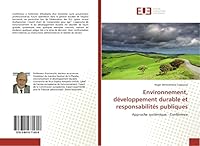 Environnement, Da(c)Veloppement Durable Et Responsabilita(c)S Publiques 3841671608 Book Cover