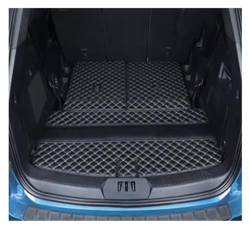 2020年式 エクスプローラー用 6/7シート用トランクマットセット トランクカーペット カーゴライナーマット(1)