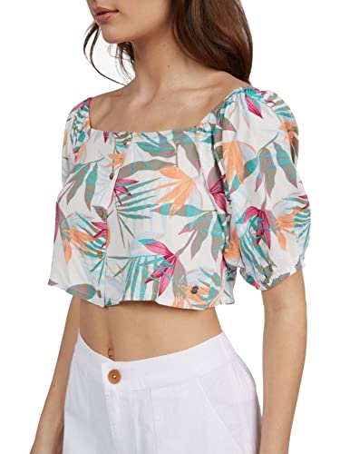 Robe Roxy Pure Sugar Bright White Floral en taille XS pour femme