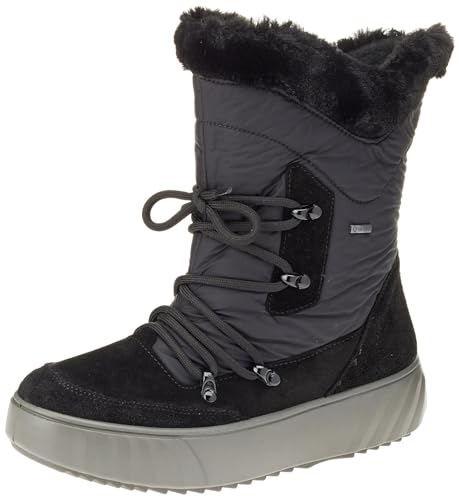 ARA Damen Monaco-gtx Schneestiefel, Schwarz, 36.5 EU Weit