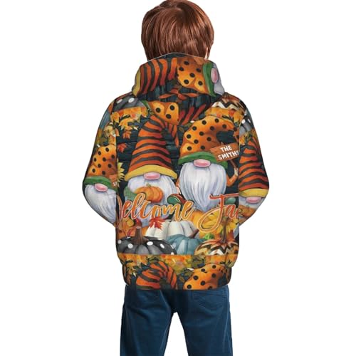 Welcom Fall Kid Hoodies Boys Sweatshirts Girls Pullover with Pocket4