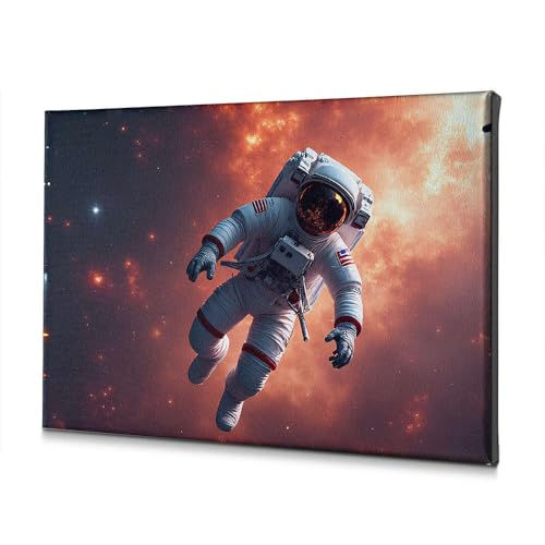 Décoration de Pâques chrétienne toile astronaute espace 40x60cm pour salon