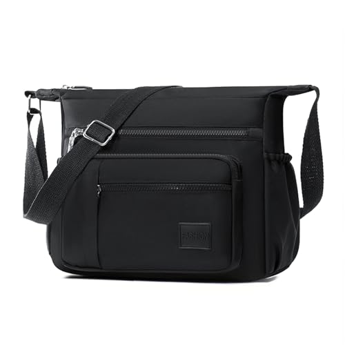 Sac multipoches pour voyage nylon léger imperméable style messenger bag