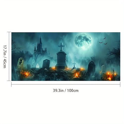 Película decorativa para ventana HOMETITUTE de Halloween 39.3x17.7 miniatura 3
