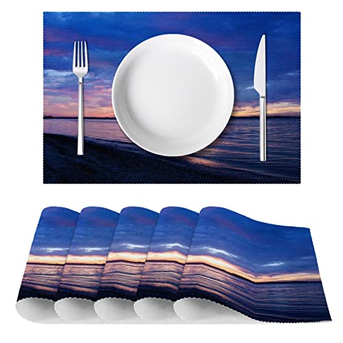 Sets de table Sundown anti-brûlure et antidérapants pour protéger votre table