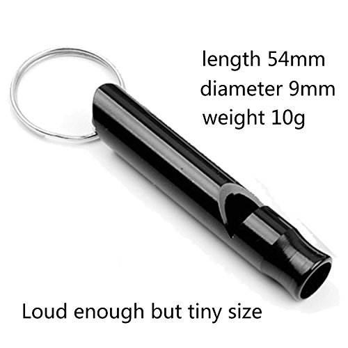 Woodcovo 10 Pack Aluminum Whistle