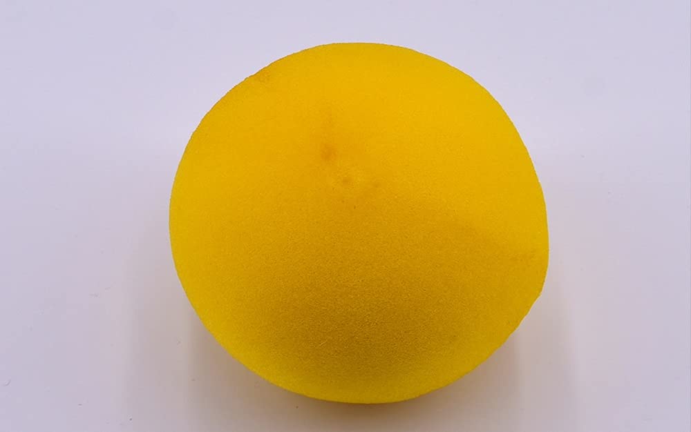 SUMAG Magic Tricks 10pcs Super Sponge Ball (Dia 8cm,Red/Blue/Yellow Available) Stage Close Up Gimmick Prop Appearing / Vanishing Magia (Yellow)