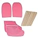 Produktbild Spa Paraffinwachs Socken und Handschuhe Feuchtigkeits Hautpflege + 50pcs Bastelstäbchen Holzspatel Set